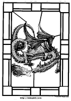 A coloring page of harry potter